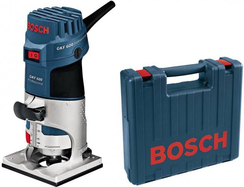Bosch GKF 600 kantenfrees in koffer 600W 6 8mm