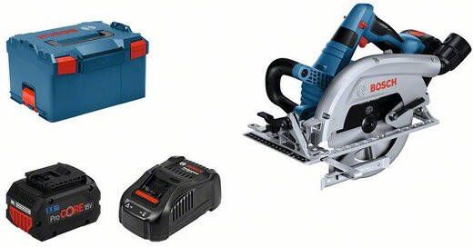 Bosch GKS 18V 70 L 18V Li ion Accu BiTurbo Cirkelzaag Set(2x 5.5Ah)- 190 Mm Koolborstelloos 06016B9002