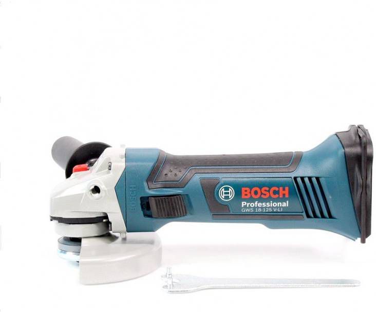 Bosch GWS 18 125 V LI SOLO 18V Li Ion Accu Haakse Slijper Body 125mm