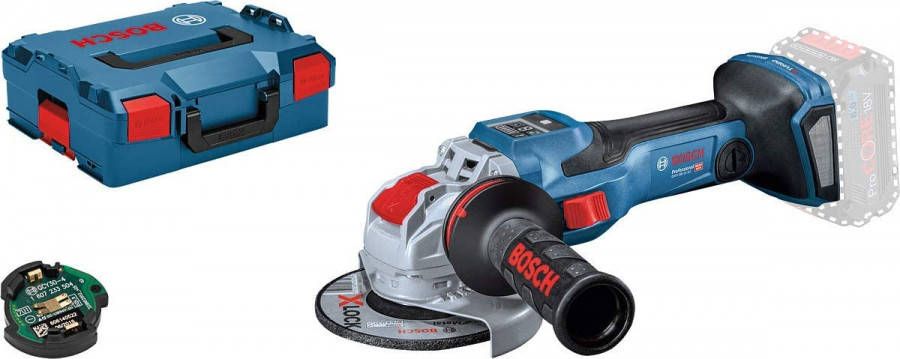 Bosch GWX 18 V 15 SC 18V Li Ion Accu BiTurbo X LOCK Haakse Slijper Body In L Boxx 125 Mm Variabel Koolborstelloos