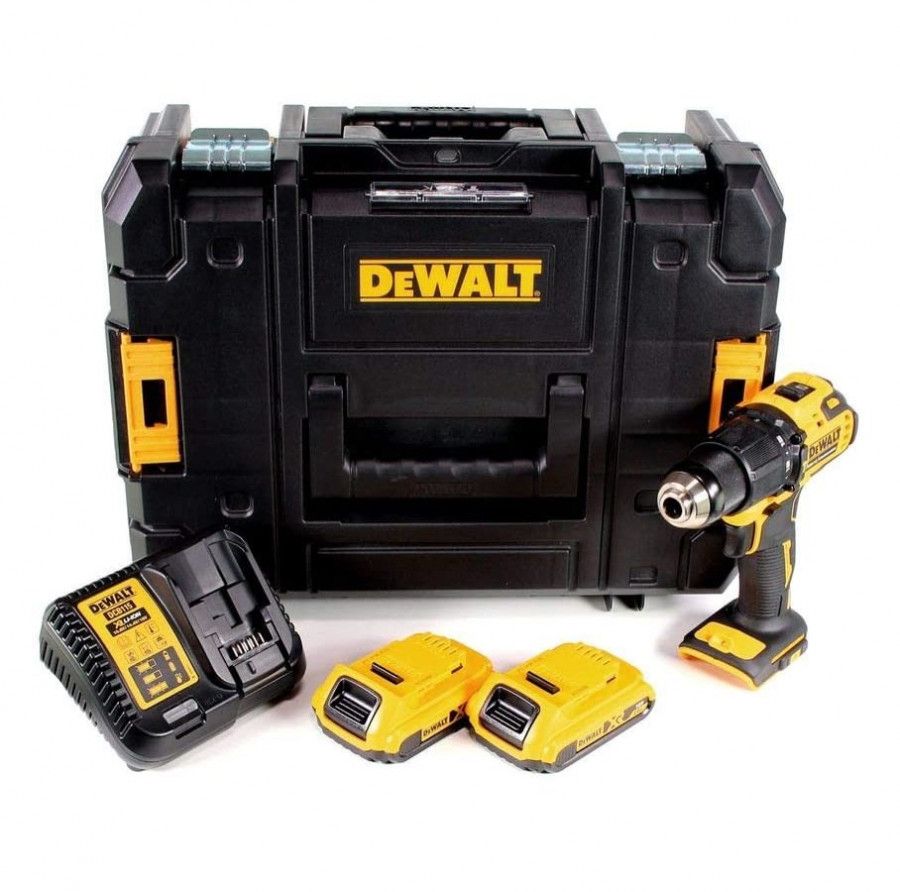 DeWALT DCD709D2T 18V Li Ion accu klopboor -/schroefmachine set(2x 2, 0Ah accu)in TSTAK