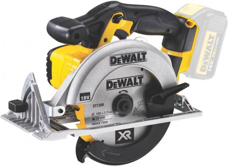 DeWALT DCS391N 18V Li Ion Accu Cirkelzaag Body 165mm
