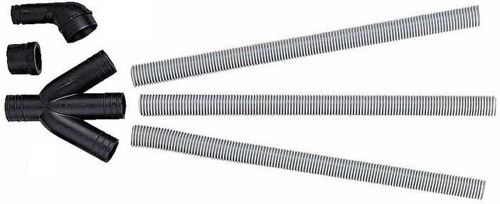 DeWALT DE3500 zaagsel afzuigset voor DW742/DW743/DW743N