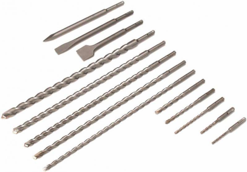 DeWALT SDSPlusset 13 Delige SDS Plus Beitelset in Casette