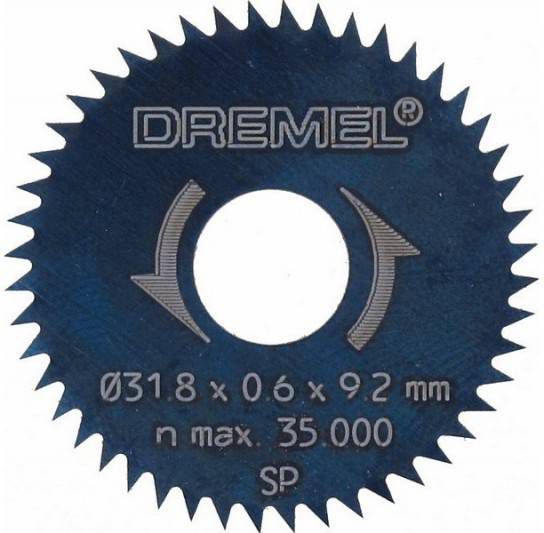 DREMEL 546JB Schulp -/Kantzaagblad 31, 8 x 6, 4 x 48T Hout(2st )