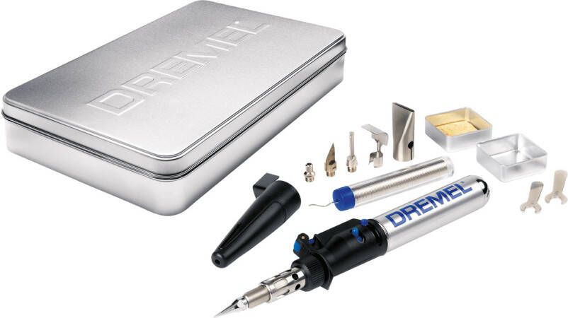 DREMEL 2000JA Gassoldeerbout 21cm 71L 1200°C(in de open lucht)680 °C(hete lucht)550 °C(tips )