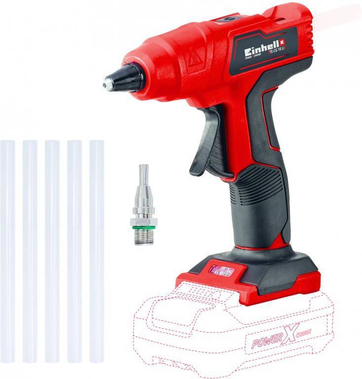 Einhell TE CG 18 Li Solo 18V Li Ion accu Lijmpistool body