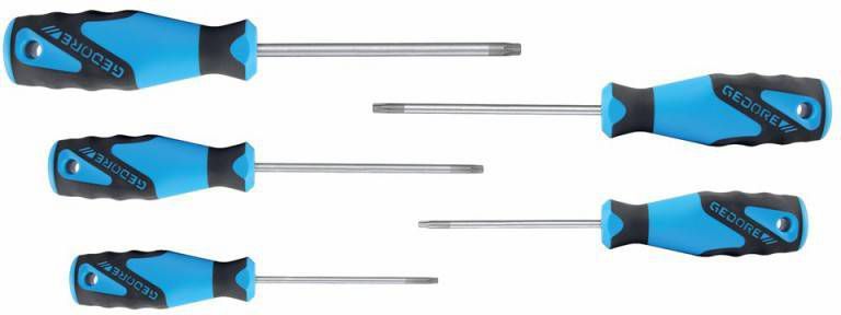 Gedore 2163 TX 3 C 5 delige Schroevendraaierset