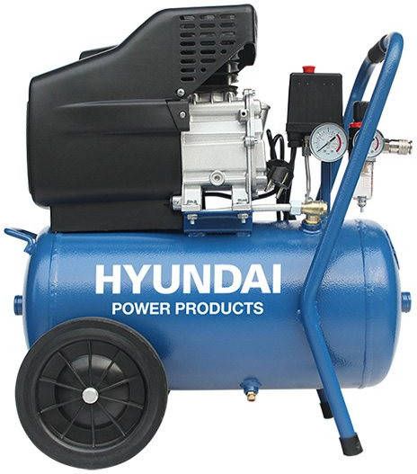 Hyundai Compressor 24l 8 Bar Met Vochtafscheider