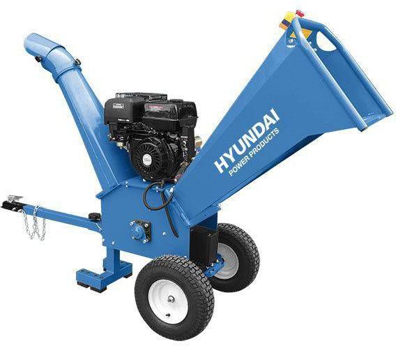 Merkloos Hyundai Houtversnipperaar Benzine Motor 420cc / 15pk Houthakselaar Met Motorische Versnipperaar Hout Hakselaar