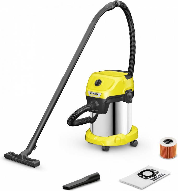 Karcher Kärcher WD 3 S V 17/4/20 Nat En Droogzuiger 1000W