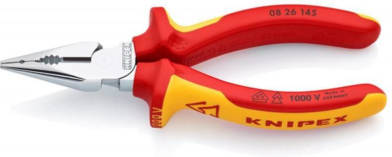 Knipex 826145 Combinatietang Spits 145mm
