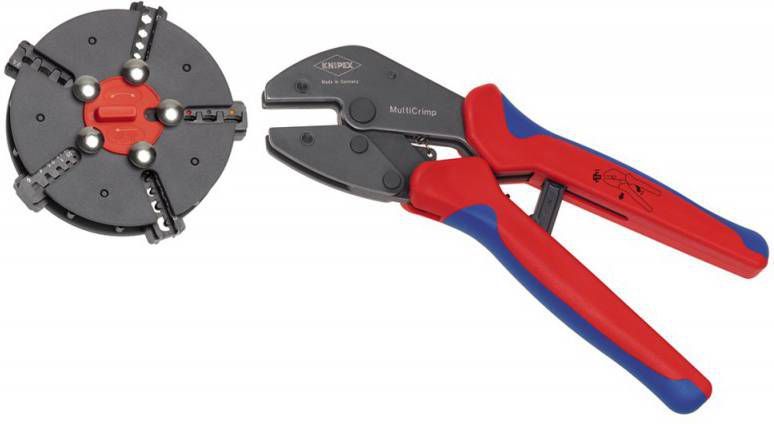 Knipex 973302 MultiCrimp Krimptang Met Wissellader En 5 Krimpprofielen 250mm