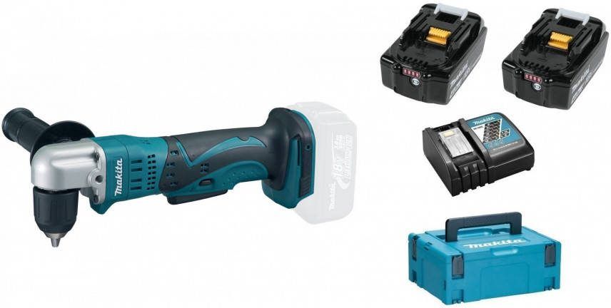Makita DDA351RMJ 18V Li Ion accu haakse boor -/schroefmachine set(2x 4.0Ah accu)in Mbox