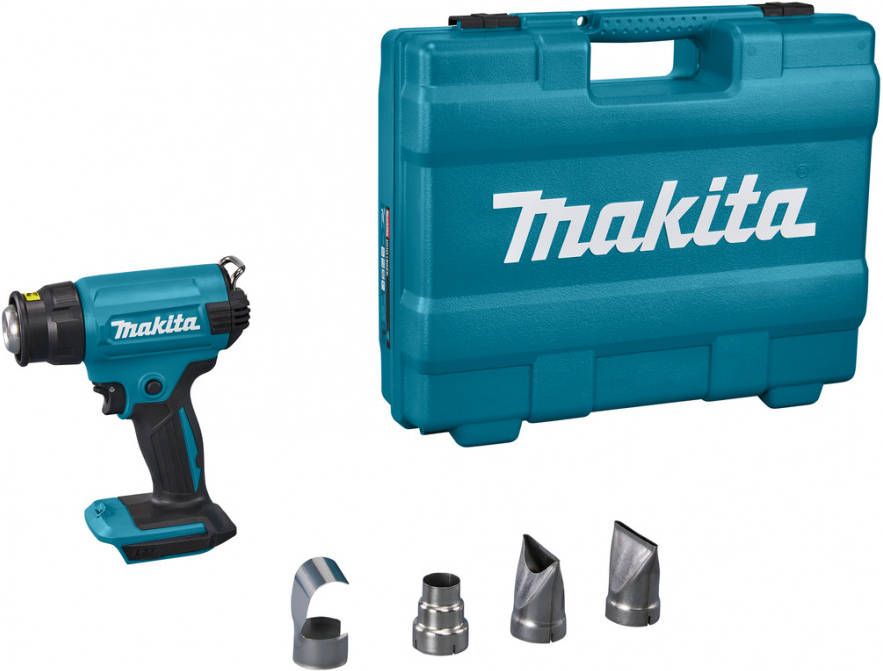 Makita DHG180ZK 18V Li ion Accu Heteluchtpistool Body Met Accessoires In Koffer