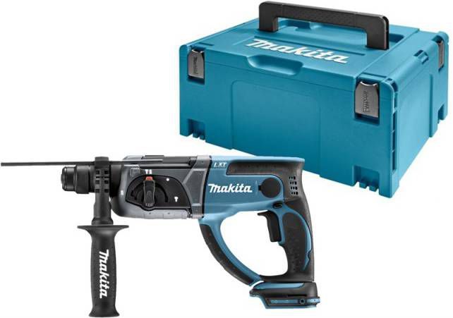 Makita DHR202ZJ 18V Li Ion Accu SDS plus combihamer body in Mbox 2J