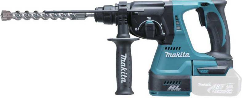 Makita DHR243Z 18V Li Ion Accu SDS plus combihamer incl. snelspanboorkop body 2J koolborstelloos
