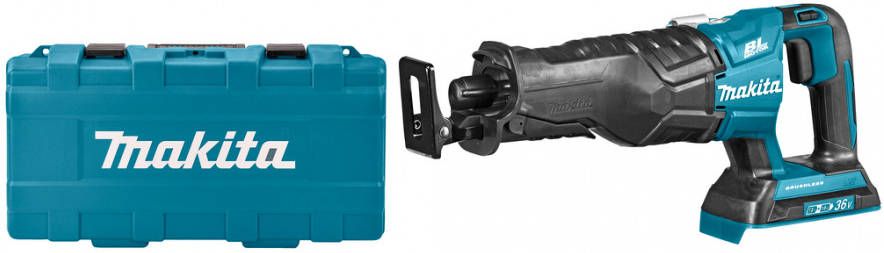 Makita DJR360ZK 36V(2x18V)Li Ion accu reciprozaag body in koffer snelwissel variabel koolborstelloos