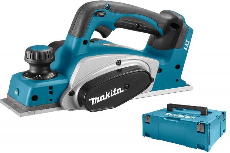 Makita DKP180ZJ 18V Li Ion Accu schaafmachine body in Mbox 82mm 2mm