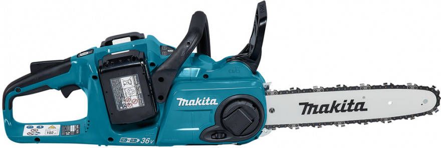 Makita DUC303PT2 2x18V Li Ion Accu Kettingzaag Set(2x 5, 0Ah) 30cm Koolborstelloos