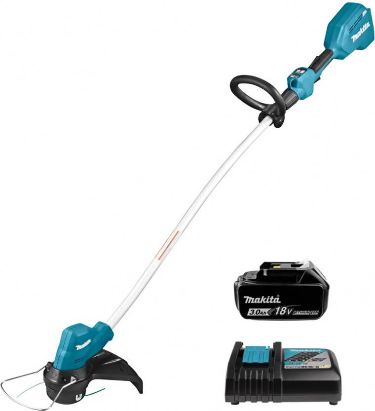 Makita DUR189RF 18V Li Ion Accu Grastrimmer Set(1x 3.0Ah Accu) Koolborstelloos 30cm