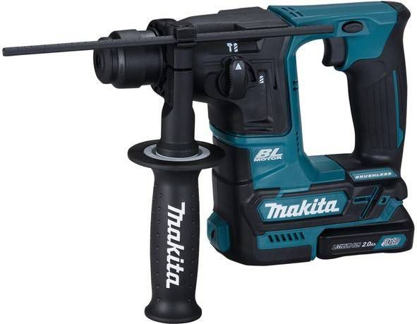 Makita HR166DSAJ 10.8V Li Ion Accu SDS plus boorhamer set(2x 2.0Ah accu)in Mbox 1, 1J Koolborstelloos