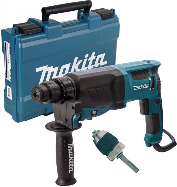 Makita HR2630X7 SDS plus Combihamer incl. snelspanboorkop in koffer 800W 2, 4J