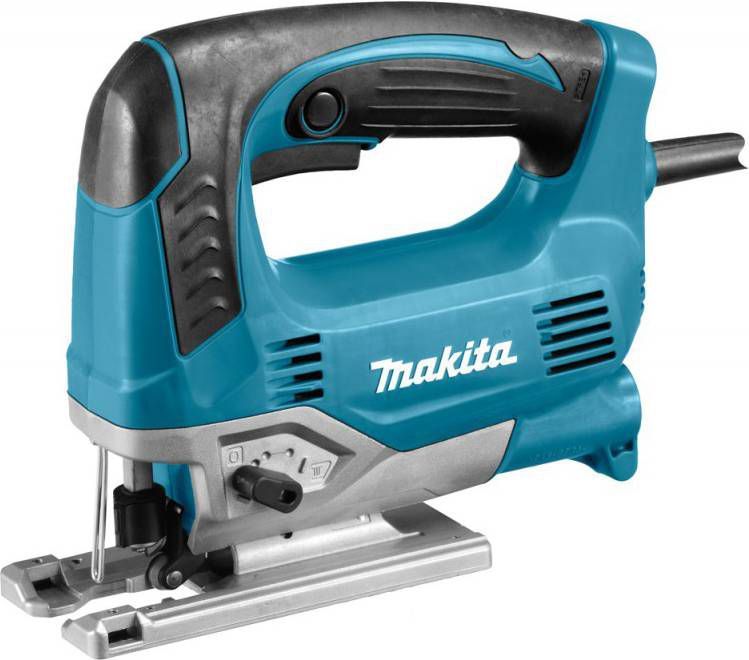 Makita JV0600K Decoupeerzaag in koffer 650W D greep variabel