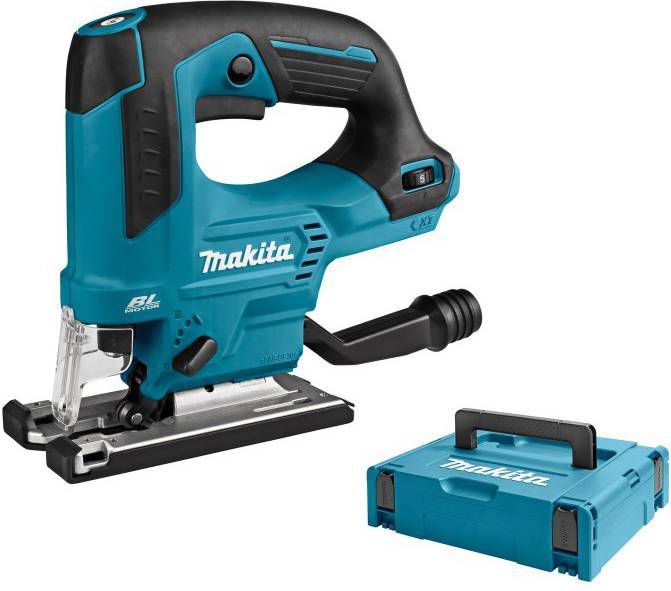 Makita JV103DZJ 10.8V Li Ion Accu decoupeerzaag body in Mbox D greep variabel koolborstelloos