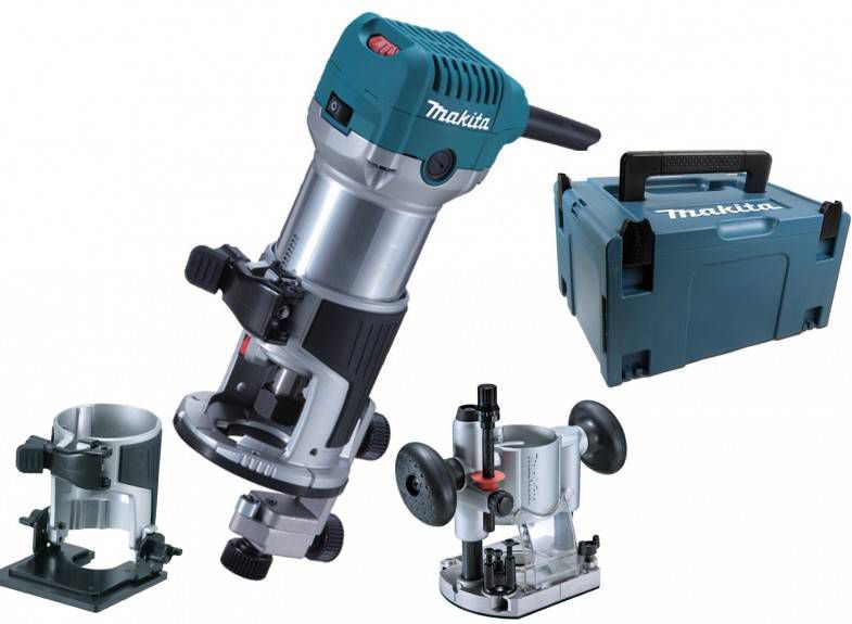 Makita __FOUTE EAN__ RT0700CX2J bovenfrees / kantenfrees / trimmer in Mbox 710W 8mm
