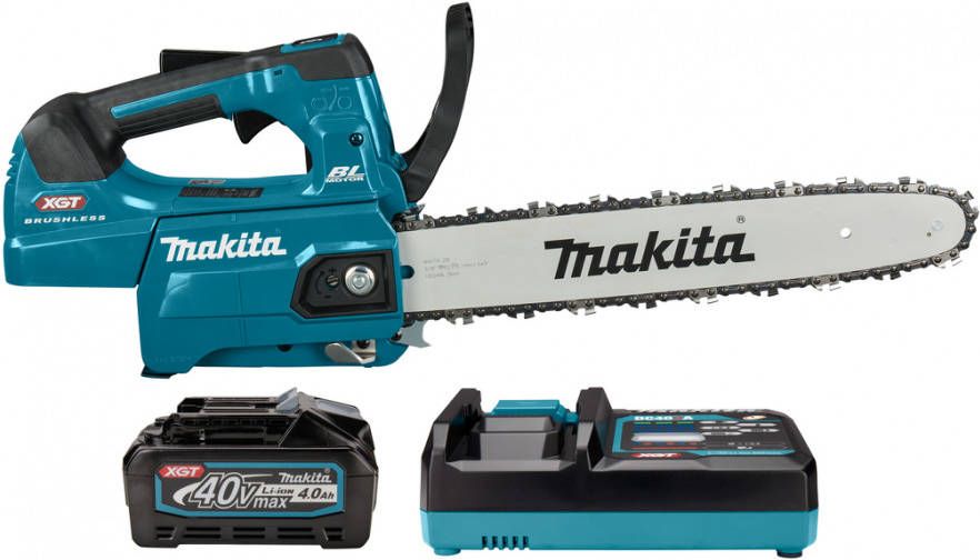 Makita UC004GM101 XGT 40 V Max Tophandle Kettingzaag Set(1x 4, 0Ah) 35 Cm Koolborstelloos