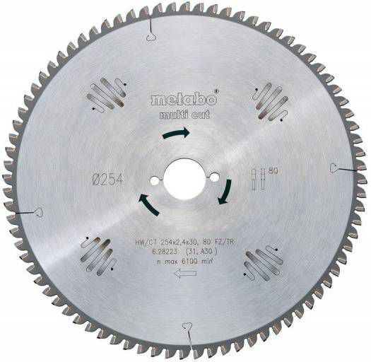 Metabo 628658000 Multi Cut Cirkelzaagblad 160 x 20 x 42T Laminaat/Kunststof/Aluminium
