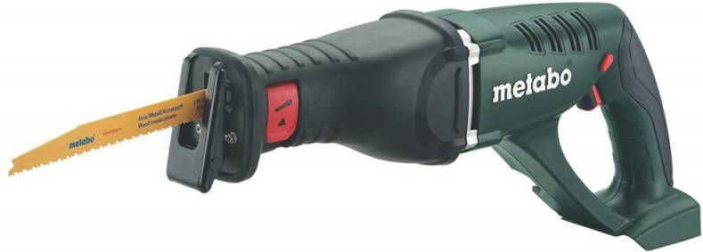 Metabo ASE 18 LTX 18V Li Ion accu reciprozaag body snelwissel