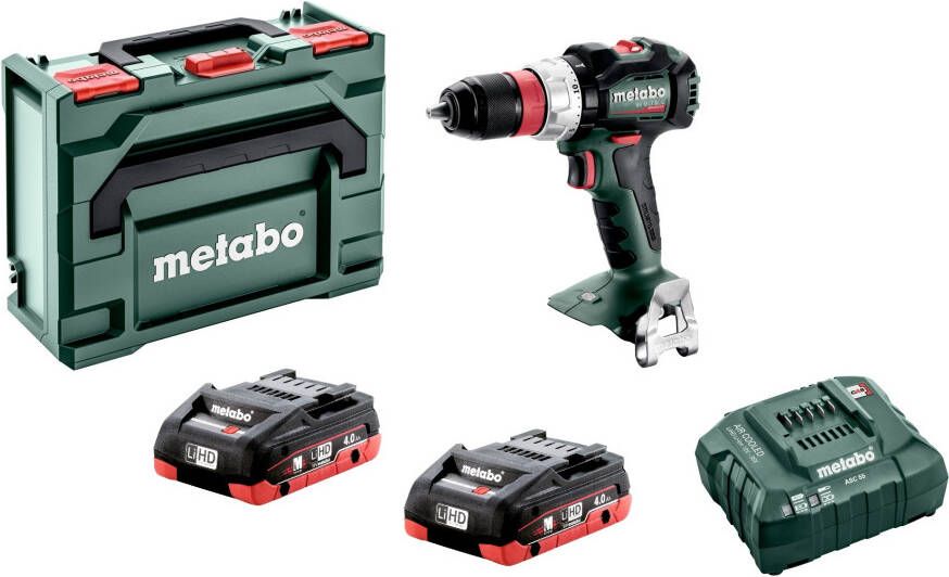 Metabo BS 18 LT BL Q 18V LiHD accu boor -/schroefmachine set in koffer(2x 4, 0Ah accu) koolborstelloos