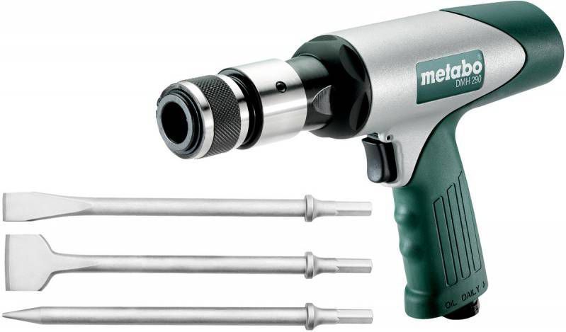 Metabo DMH 290 Set Perslucht beitelhamer 6, 2 bar 10mm 330 l/min