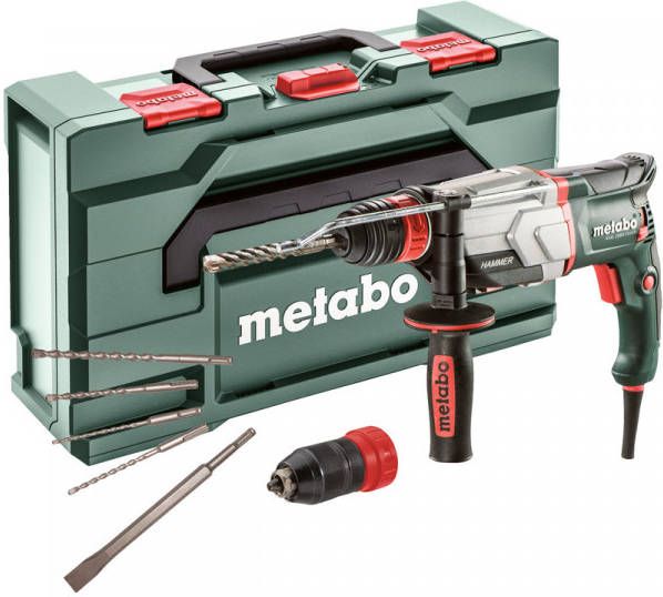 Metabo KHE 2860 Quick Set SDS plus Combihamer Incl. 5 Delig Boor En Beitelset In x 880W 3.2J