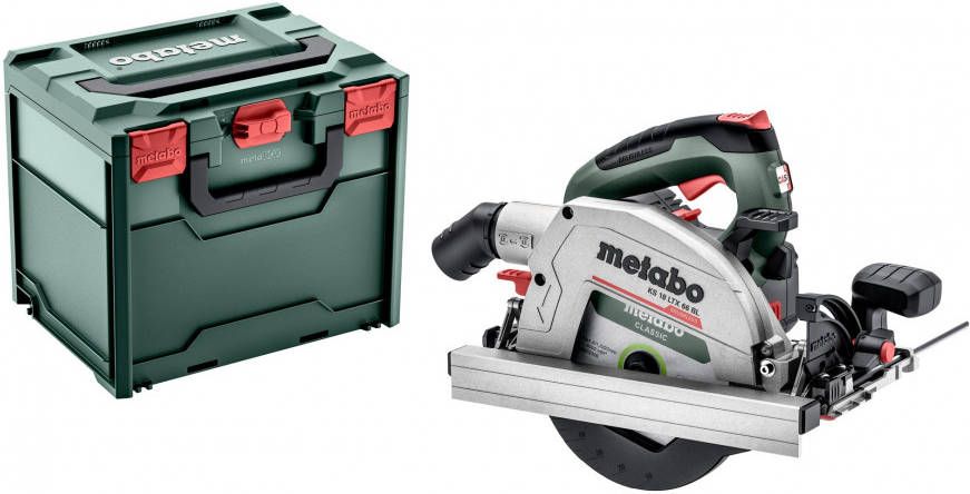 Metabo KS 18 LTX 66 BL 18V Li ion Accu Cirkelzaag Body In X Koolborstelloos 611866840