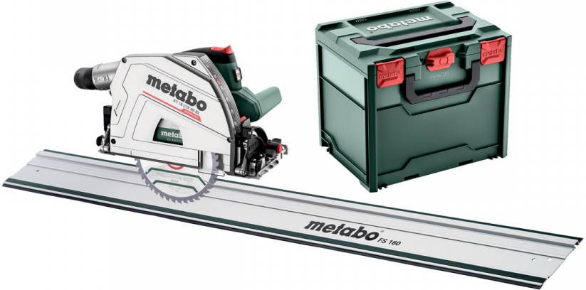 Metabo KT 18 LTX 66 BL 18V Li ion accu invalcirkelzaag body incl. geleiderail in x 165 x 20mm koolborstelloos