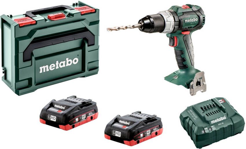 Metabo SB 18 LT BL 18V LiHD accu klopboor -/schroefmachine set in koffer(2x 4, 0Ah accu) koolborstelloos