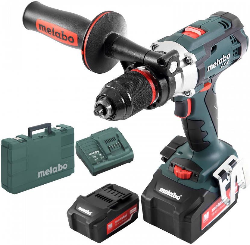 Metabo SB 18 LTX Impuls 18V Li Ion Accu Klopboor -/schroefmachine Set(2x Li Power 4.0Ah Accu)In X