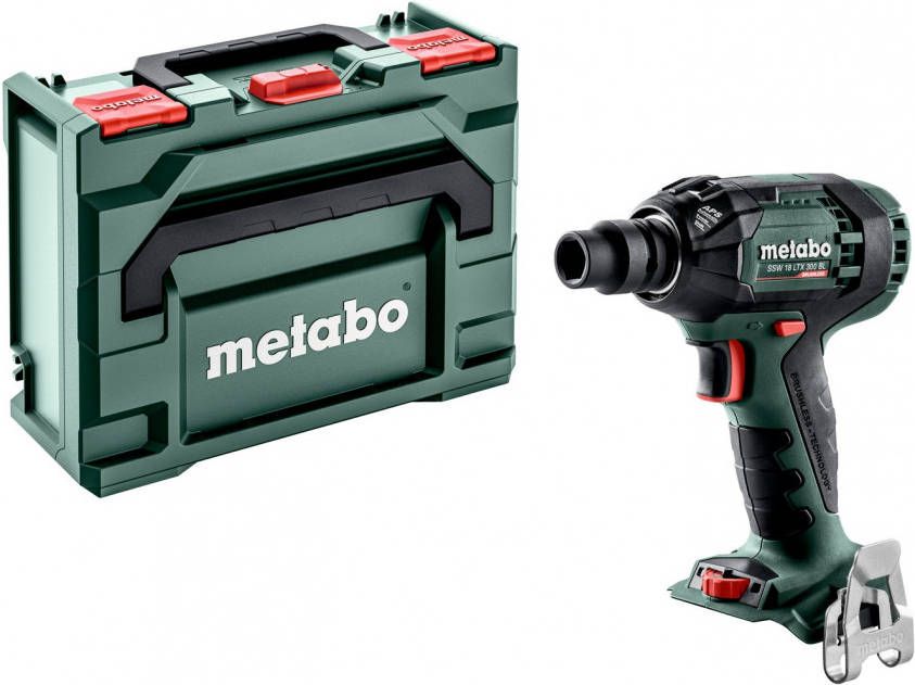 Metabo SSW 18 LTX 300 BL 18V Li Ion Accu Slagmoersleutel Body In X 300Nm 1/2" Koolborstelloos