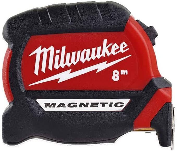 Milwaukee 4932464600 Rolmaat Premium Magnetisch 8m X 27mm