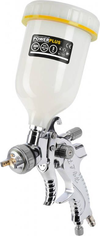 Powerplus POWAIR0109 Verfspuitpistool 3 Bar 283L/min 600ml