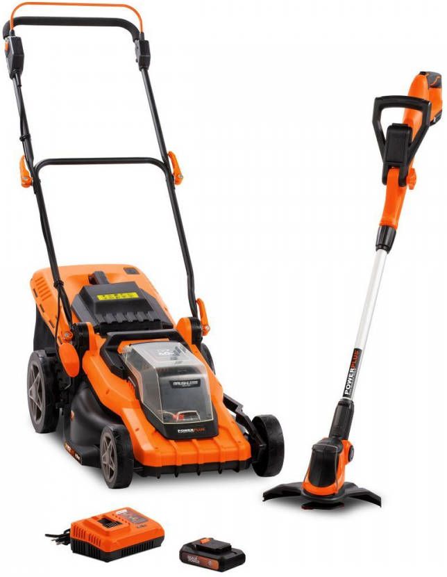 Powerplus POWDPG75565 20V Accu Grasmaaier + Grastrimmer Set(Ah )