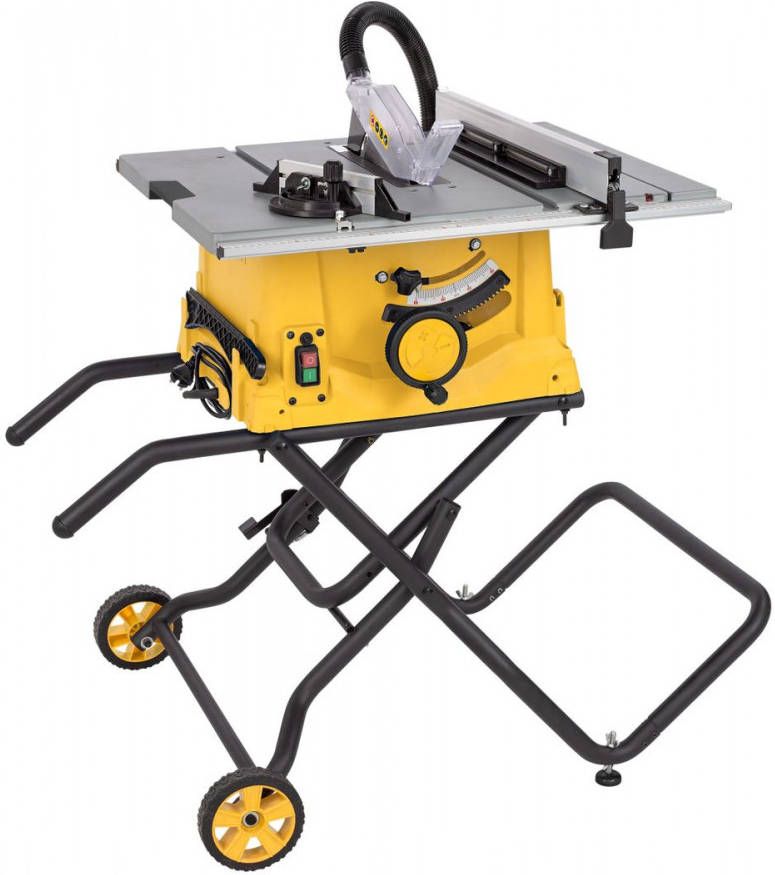 Powerplus POWX07598 Zaagtafel met verrijdbaar onderstel 2000W 250mm