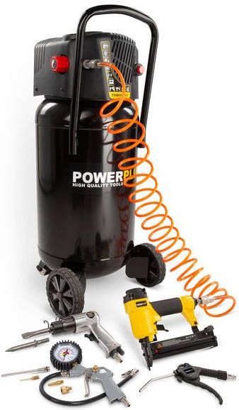 Powerplus POWX1751 Compressor 1100W 50L Olievrij