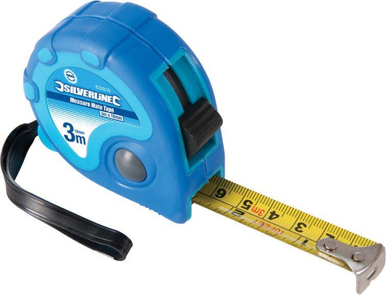 Silverline 633818 Measure Mate Rolmaat 3m X 16mm