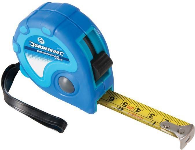 Silverline 868770 Measure Mate Rolmaat 5m X 19mm