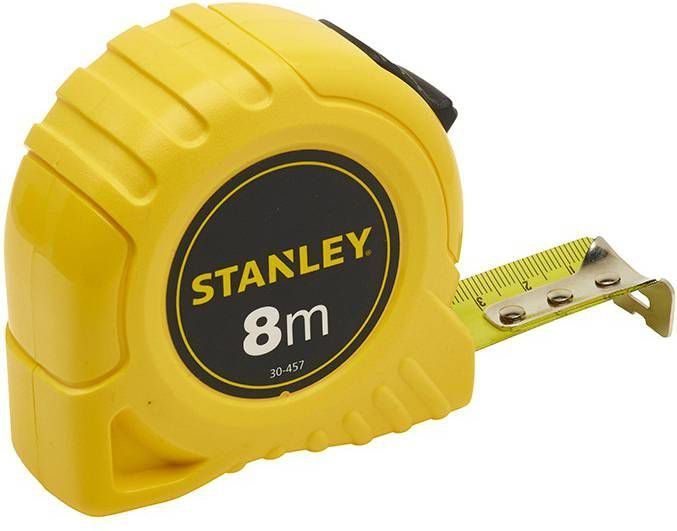 Stanley 0 30 457 ABS Rolmaat 8m X 25mm