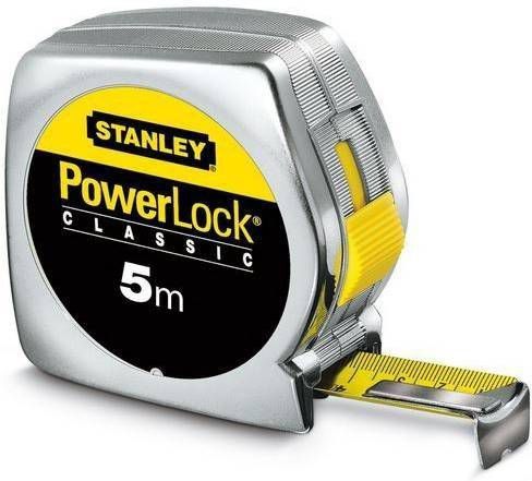 Stanley 0 33 194 Powerlock Rolmaat 5m X 19mm